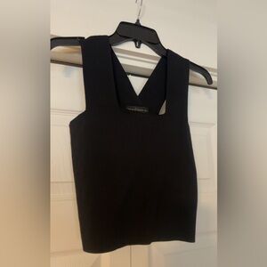 House of Harlow 1960 Black Crop Top